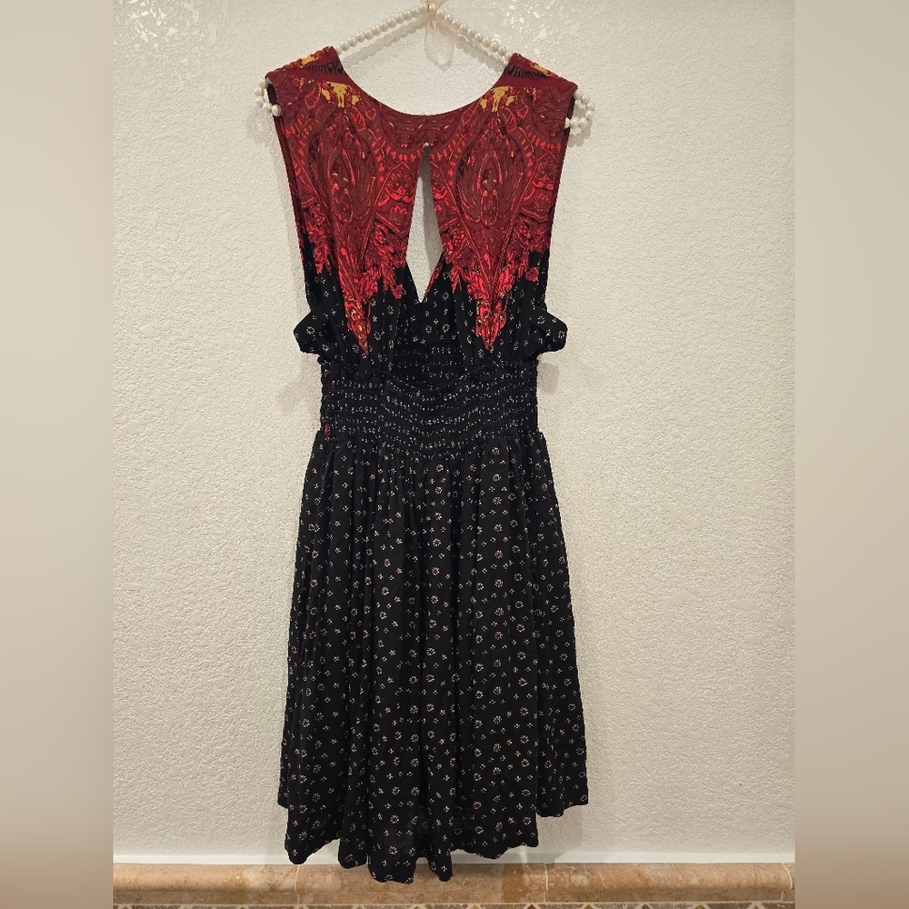Free People Walking Through My Dreams mini dress L - Picture 5 of 9